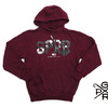 G.P.P.R. THE BROTHER HOODIE MAROON画像
