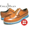 COLE HAAN LUNARGRAND LONG. WING TIP camello C11947画像