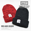 SAY! MIX LABEL BEANIE画像