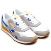 Reebok CL NYLON R13 STEEL/WHITE/VITAL BLUE/REEBOK GOLD/RBK BRASS V55240画像