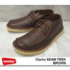 Clarks SEAM TREK BROWN TUMBLED LAETHER 66289画像