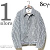 SCYE BASICS ヒッコリーストライプショートカバーオール 5114-61560画像