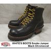 WHITE'S BOOTS 6"Smoke Jumper Black Horween Chromexce 350V RT画像