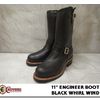 CHIPPEWA 11" ENGINEER BOOT BLACK WHIRL WIND 1901M03画像