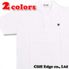 PLAY COMME des GARCONS ミニハートワッペンポロシャツ WHITE画像