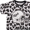 JOY RICH CANDY LEOPARD HELMET TEE WHITE LEOPARD画像