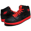 NIKE AIR JORDAN 1 MID blk/infrared 23 554724-043画像