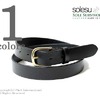 SOLE SURVIVOR レザースナップベルト画像