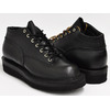 NICKS BOOTS OXFORD LACE TO TOE 4inch BLACK STRAP SMOOTH LEATHER #2021 VIBRAM SOLE (BLACK) (WIDTH:E)画像