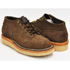 NICKS BOOTS OXFORD LACE TO TOE 3inch WALNUT ROUGH OUT #2021 VIBRAM SOLE (SAND) (WIDTH:E)画像