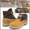 Timberland ICON ROLL TOP Leather/Fabric Wheat Waterbuck with Baha Print 6456A画像