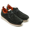 Clarks sportswear TAWYER LO DARK GREEN SUEDE 20355760画像