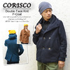 CORISCO ダブルフェイスニット フーデット Pコート 111940画像