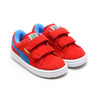 PUMA SUEDE 2 STRAP KIDS HI RISK RED/FRENCH BLUE/TEAM GOLD 356274-11画像