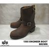 ALPHA INDUSTRIES 1505 ENGINEER BOOT BROWN画像