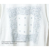 REMI RELIEF バンダナフラワー スペシャル加工インディゴ刺繍Tシャツ RN14149-060画像