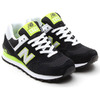 new balance WL574 KGA INK/AQUA GREEN画像
