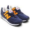 new balance M576 PBY NAVY/YELLOW画像