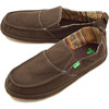 SANUK Commodore MNS DARK BROWN SMF10109-DKB画像