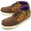 SANUK Schooner Animal MNS BROWN/CHEETAH SMF10422-BCHT画像