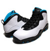 NIKE AIR JORDAN 10 RETRO "Powder Blue" wht/d.powder ble-blk 310805-106画像
