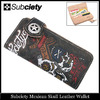 Subciety Mexican Skull Leather Wallet SZA196画像