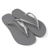 Havaianas SLIM レディース ビーチサンダル スリム グレー/シルバー画像