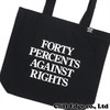 40% AGAINST RIGHTS PG-13/TOTE BAG BLACK画像