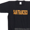 BEAMS × Champion SAN FRANCISCO Tシャツ BLACK画像
