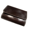 GLENROYAL COIN PURSE WALLET bridle leather/dark brown 03-4845画像