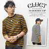 CLUCT 3/4 BORDER TOP 01480画像