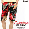 Schott TROPICAL PR SHORTS FLOWER(BARK CLOTH) 3146002画像
