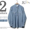 orslow ミリタリープルオーバーボタンダウンシャツ 01-8042画像