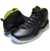 NIKE AIR JORDAN 10 RETRO blk/vnm grn-cl gry-anthrc 310805-033画像