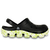 crocs DUET SPORT SPLATTER GRAPHIC CLOG BLACK/WHITE 15028-066画像