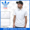 adidas ST+ Button Down S/S Polo White Limited F90080画像