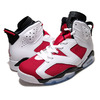 NIKE AIR JORDAN 6 RETRO "CARMINE" wht/carmine-blk 384664-160画像