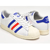 adidas SUPERSTAR 80S RUNWHT / VIVBLU / CHALK2 G99907画像