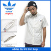 adidas Zip S/S Shirt Beige Originals F81870画像
