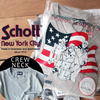Schott CREW NECK POCKET TEE (U.S.A. COTTON) 3133035画像