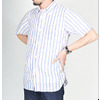 Cushman 半袖ストライプワークシャツ 25421画像