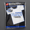 Hanes クルーネック 3P Tシャツ BLUE PACK画像