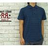 RRL インディゴ ボーダー ポロシャツ画像