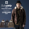 Subciety LEATHER HOODY -SALOON- SBF7233画像