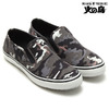 MIHARAYASUHIRO PHOENIX PRINTED SLIP ON BLACK 23400100画像