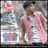 html ZERO3 Sprit Gingham Check S/S Shirt SHT089画像