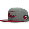 Mitchell & Ness SAN FRANCISCO 49ers SNAPBACK GREYxRED LVMNSFF055画像