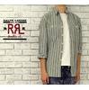RRL シャンブレ ストライプ マチ付き シャツ画像