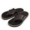 THE SANDALMAN 501 MENS SANDAL - HORWEEN CHROMEXCE BLACK画像