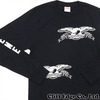 Supreme × ANTIHERO L/S Logo Tee BLACK画像